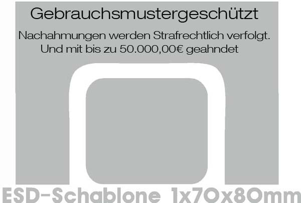 Beschnittschablone Duplex elegance