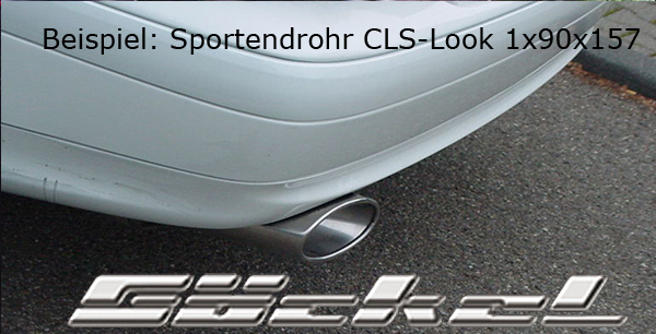 Sport-Endrohr goeckel cls-look