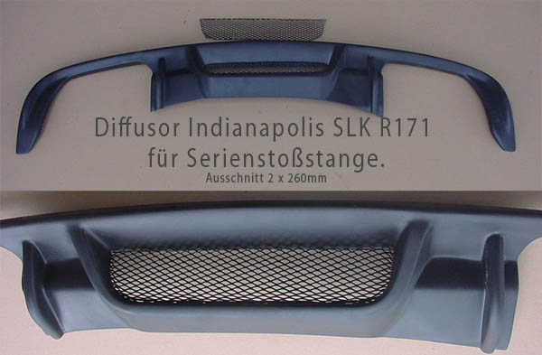 Diffusor SLK R171 Serienstoßstange