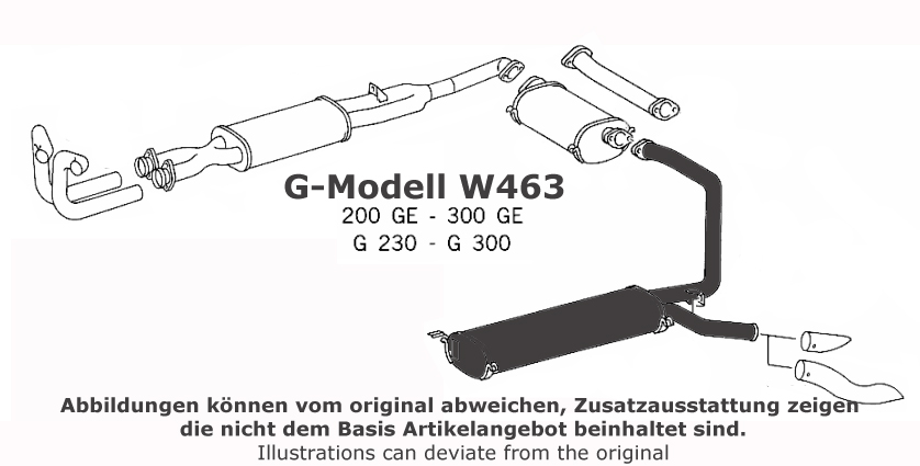 G-Modell Endschalldämpfer