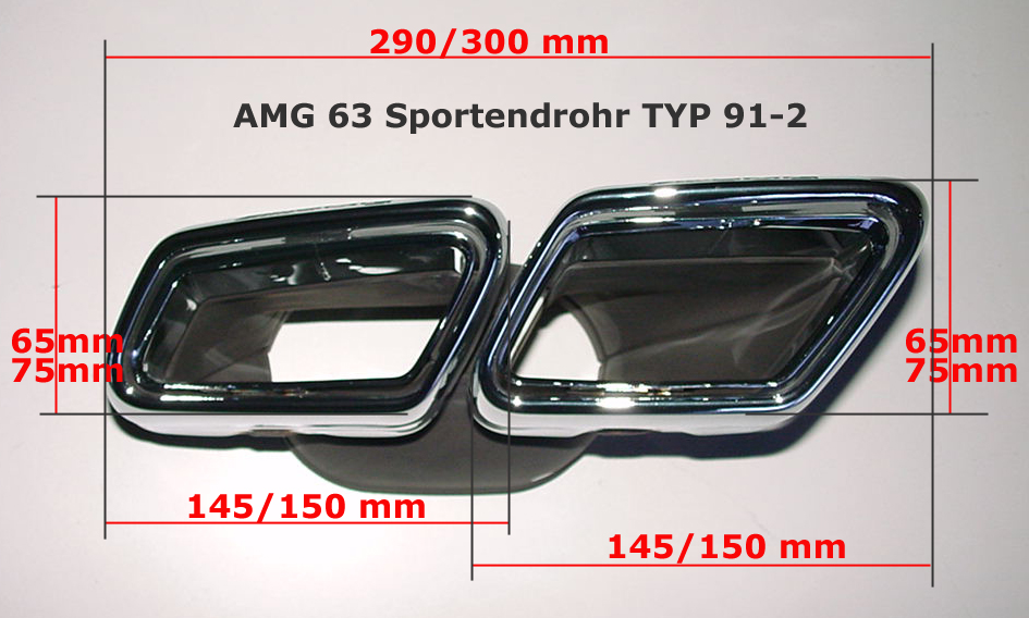 AMG 63 Sportendrohr TYP 91-2 goeckel 