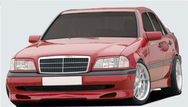 Mercedes W202 Limousine Tuning Kofferraum-Heckleiste-Zierleiste Chrom Bj '93-00