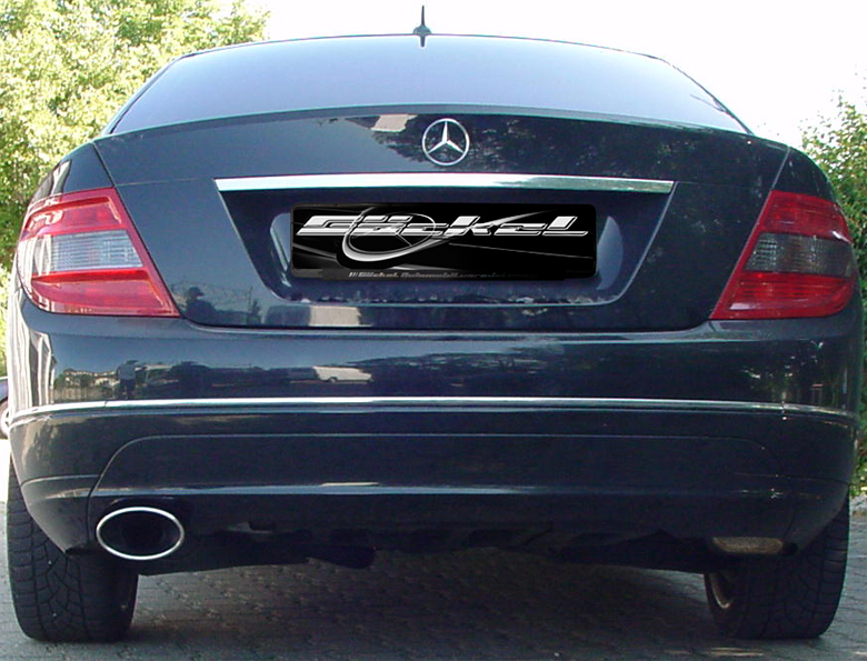 C W204 Sport Auspuff links