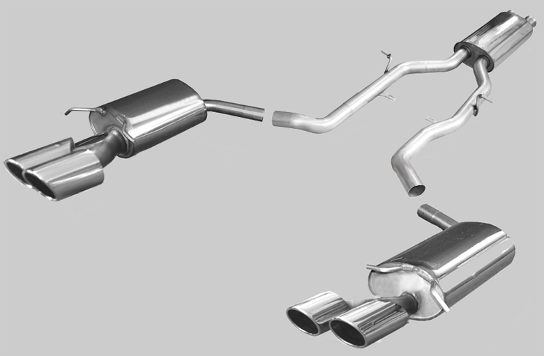 Sport Auspuff Anlage C-Klasse w204