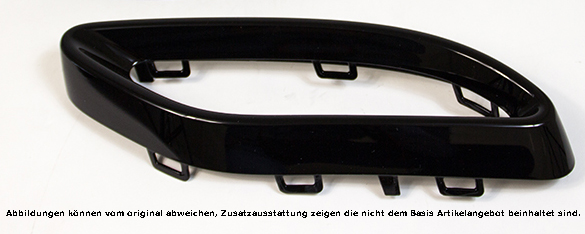 Endrohrblenden schwarz