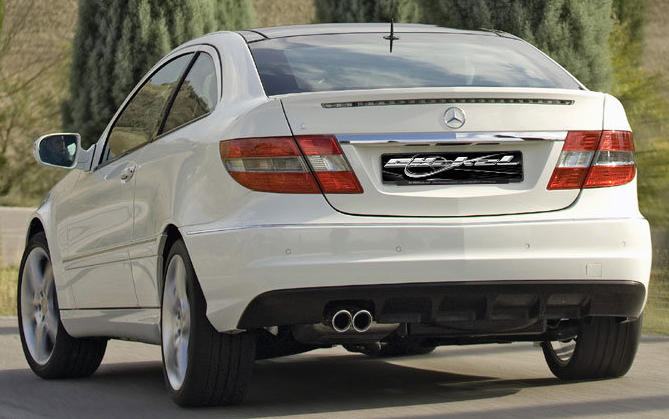 Sportauspuff Ausgang links & rechts 4flutig