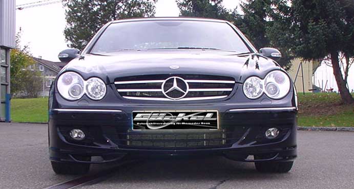 Mercedes frontspoiler lippe CLK W209