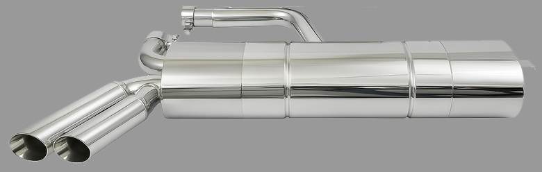 E S124 Kombi Sportauspuff  1 oder 2flutig