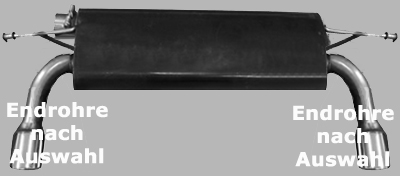 Sport Endschalldämpfer E W210 AMG55