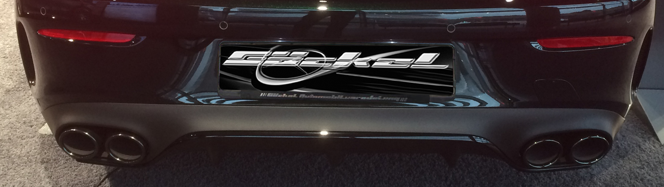 Diffusor E53 AMG Optik Auspuffblenden Chrom Mercedes E-Klasse W213