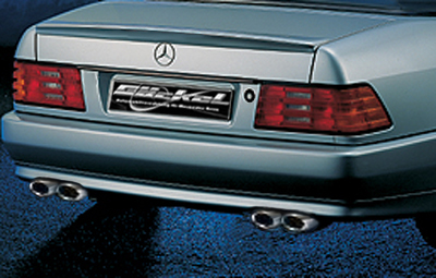 SL R129 Heckspoiler Abrisskante
