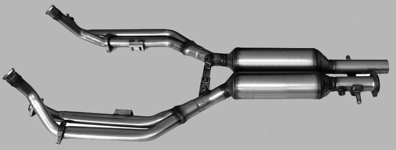 Katalysator, Metall Kat, Hosenrohre, Krümmerrohr, Vorschallämfer, SL R129